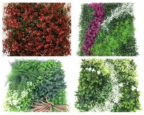 Habilidades correspondentes de parede artificial de grama e plantas penduradas artificiais