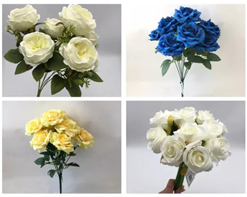 Materiais de rosas artificiais
