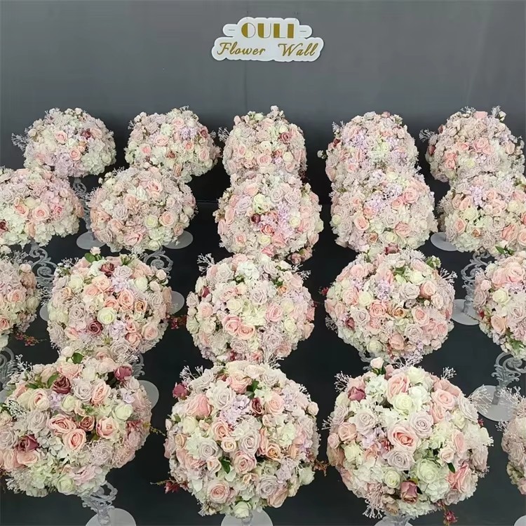 Receita simples para peças centrais artificiais da bola de flor de peônia