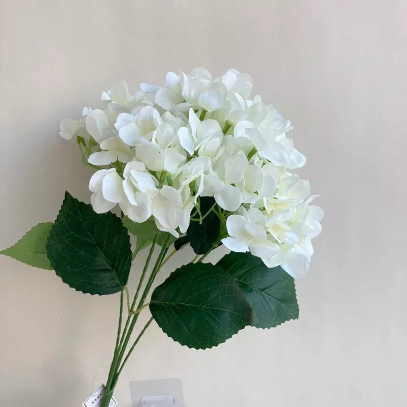 Flores de hortênsia artificiais de 5 cabeças
