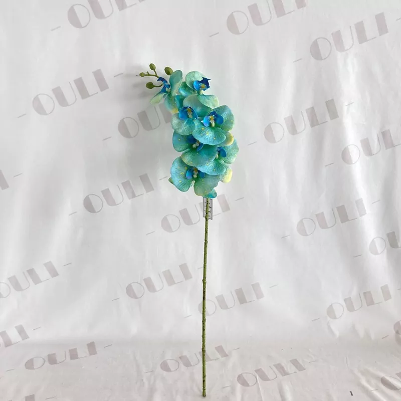 7 Cabeças Flores de orquídeas falsas