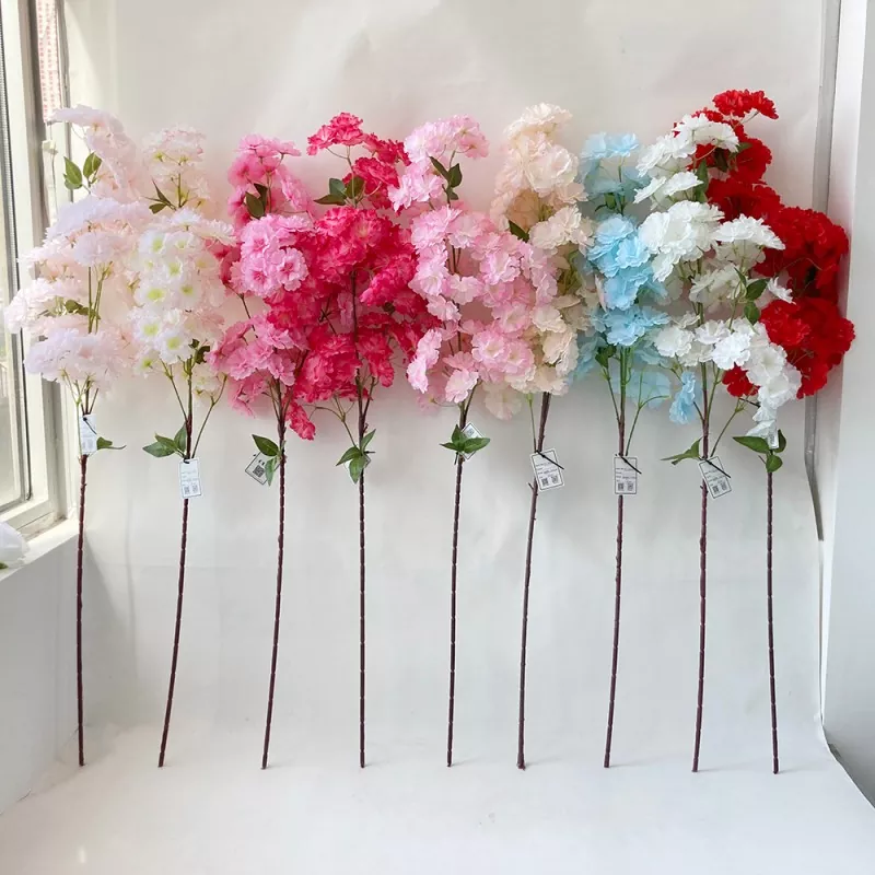 Flores de seda de flores de cerejeira
