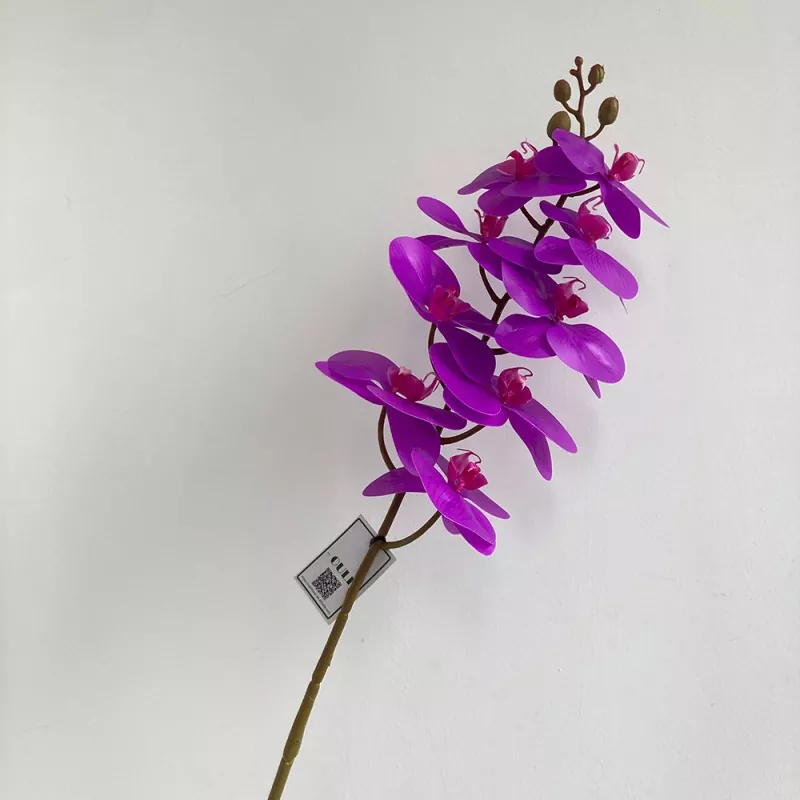 Orquídea artificial de toque real