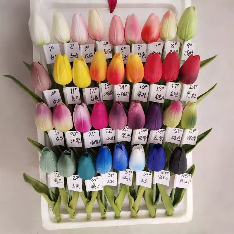 Touch Real Touch Flores de Tulipas Artificiais