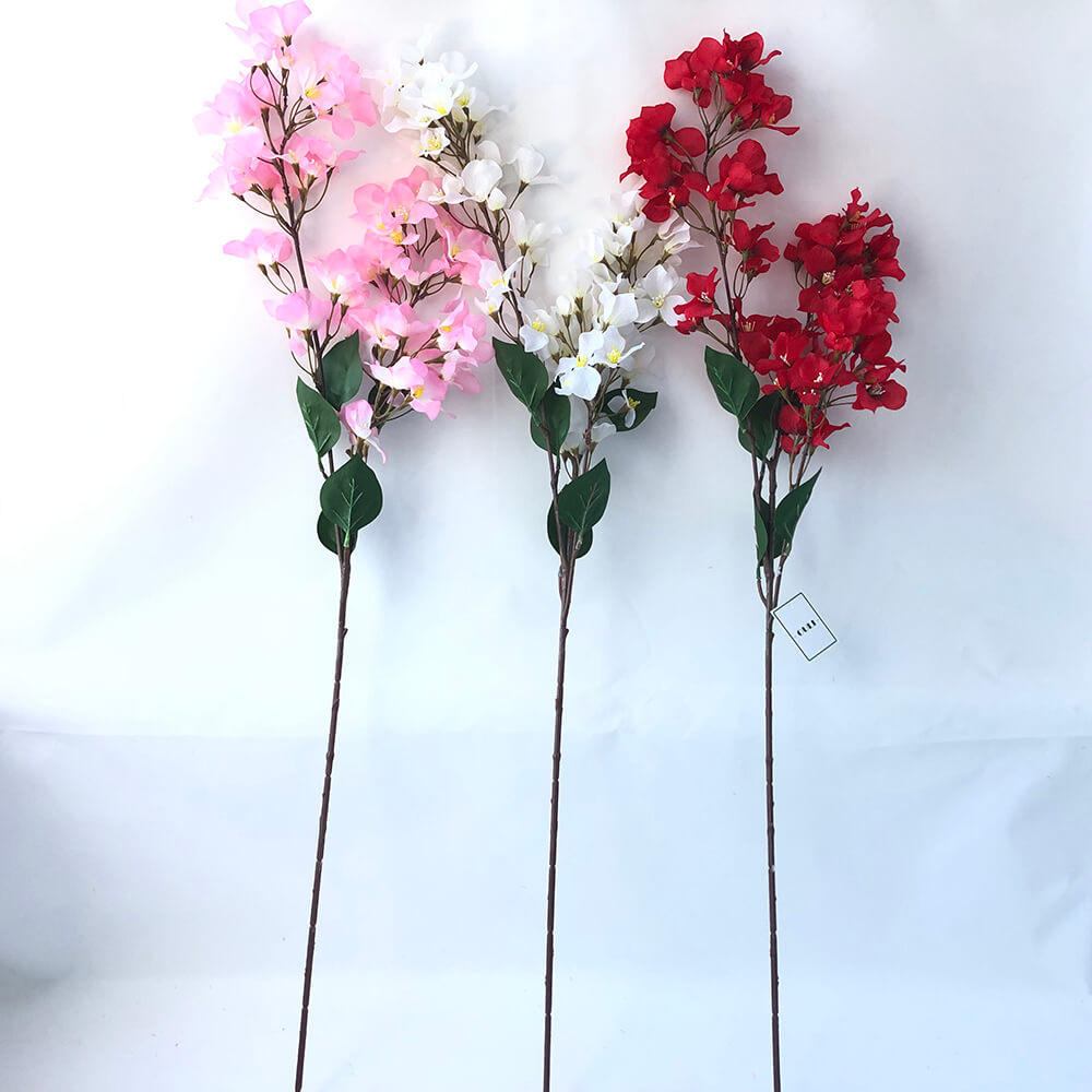 Spray de flor de seda bougainvillea